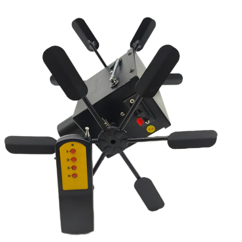 rotating fireworks machine