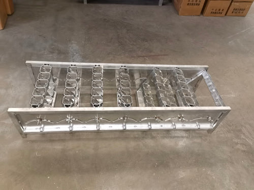 2" 35-shot Aluminum Roman Candle Fireworks display rack