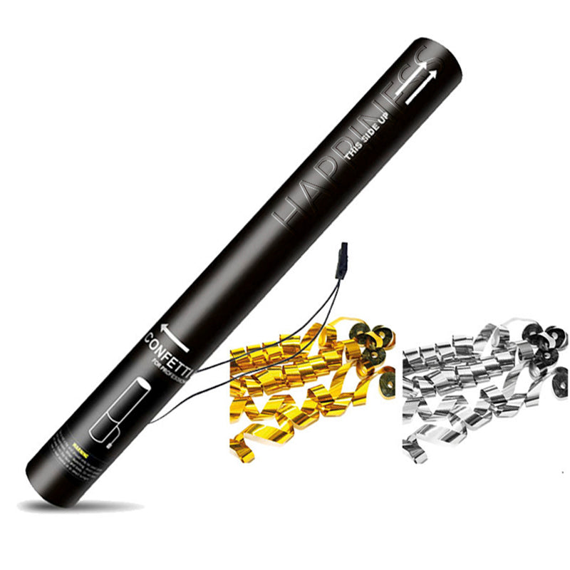80cm Electric Metallic Gold Confetti Cannon