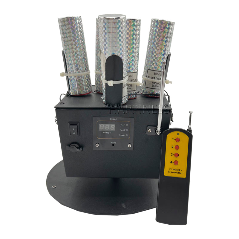 rotating fireworks firing system