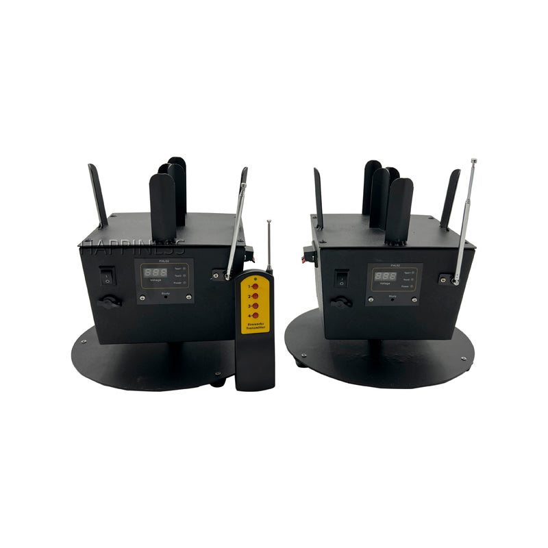 rotating fireworks firing system